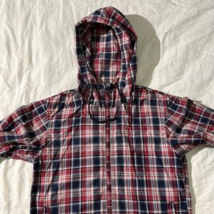 Plaid Hooded Uniqlo Jacket (Men’s S)
